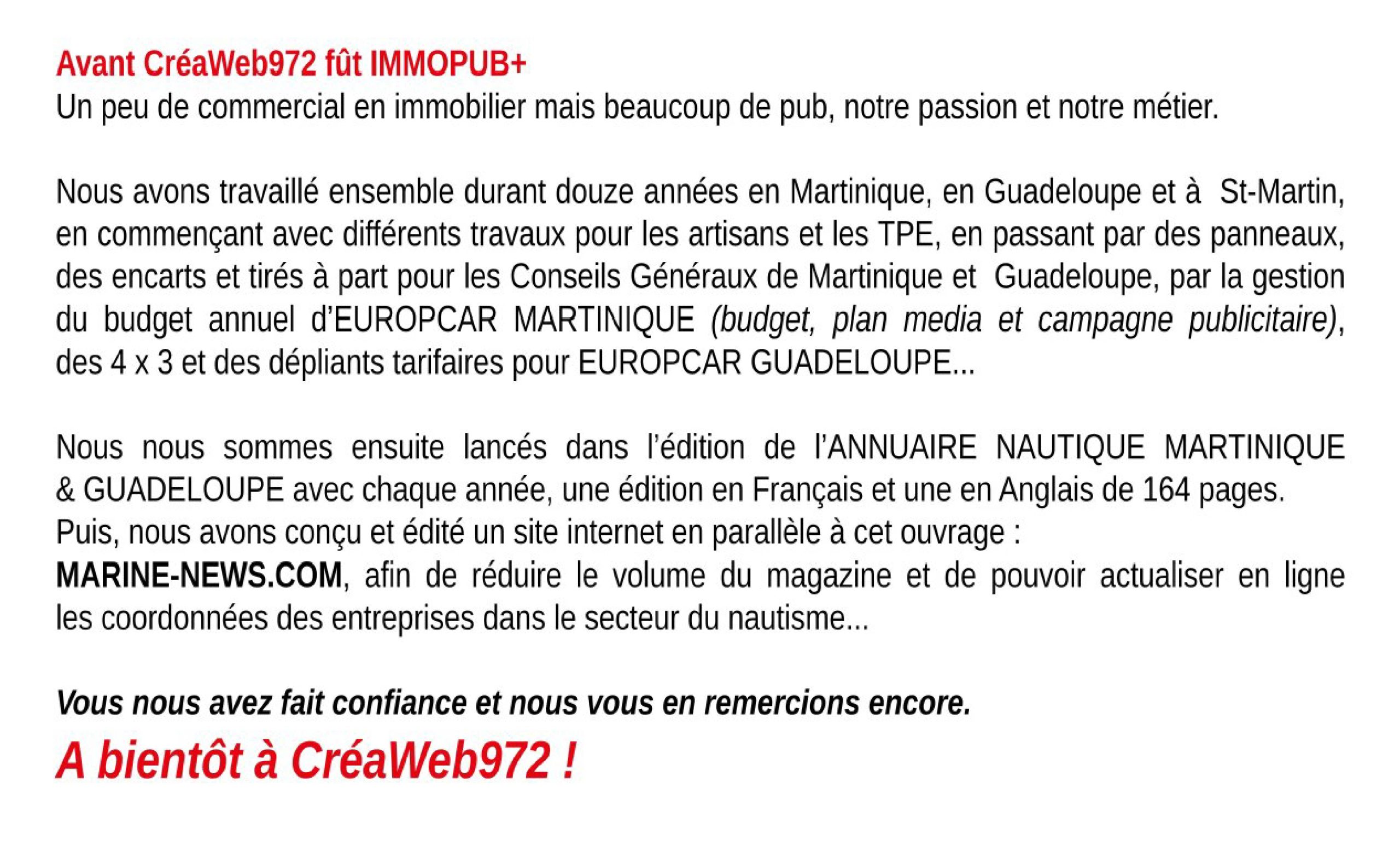 CREAWEB972 : PUBLICITE COMMUNICATION WEBDESIGN about