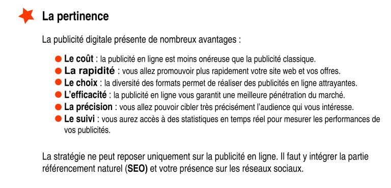 CREAWEB972 : PUBLICITE COMMUNICATION WEBDESIGN Pertinence publicité digitale avantages