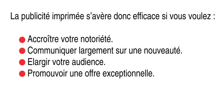 CREAWEB972 : PUBLICITE COMMUNICATION WEBDESIGN publicité imprimée avantages